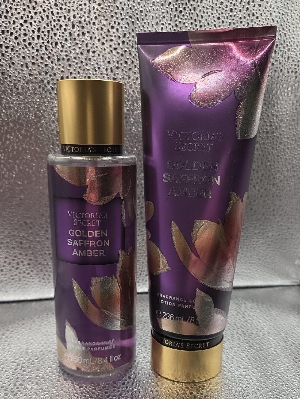 Victoria’s Secret NEW Golden Saffron Amber Body Lotion & Body Mist Set